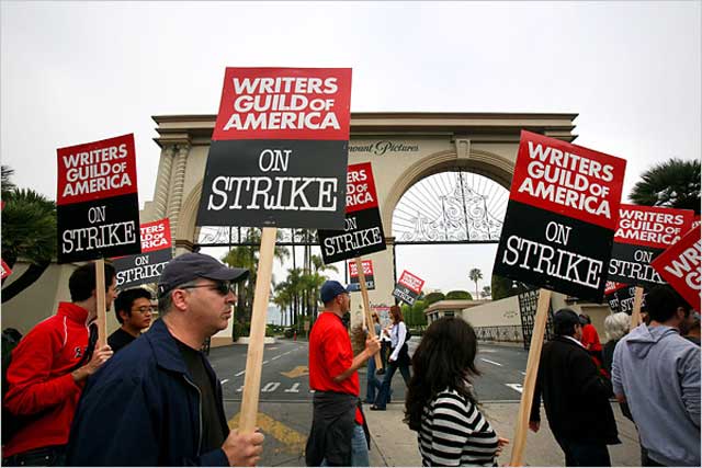 Imagem da greve de 2008